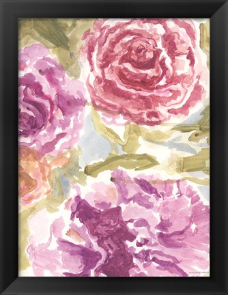 Framed Warm Violet 1 Print
