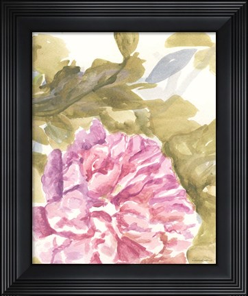 Framed Warm Violet 2 Print