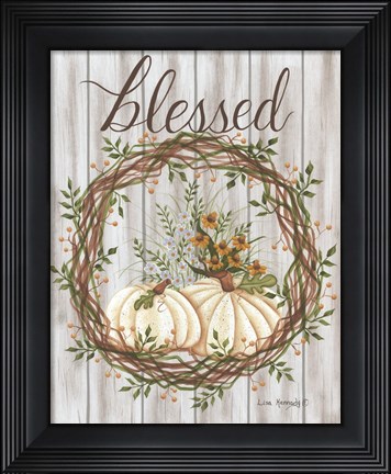 Framed Blessed Print