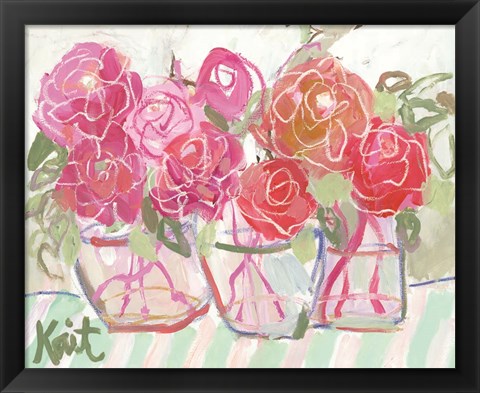 Framed Delight in Blooms Print