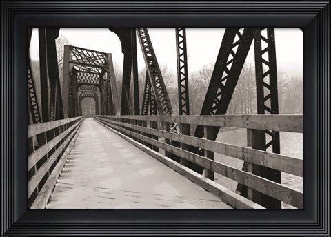 Framed Old Railroad Bridge Print