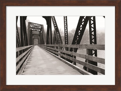 Framed Old Railroad Bridge Print