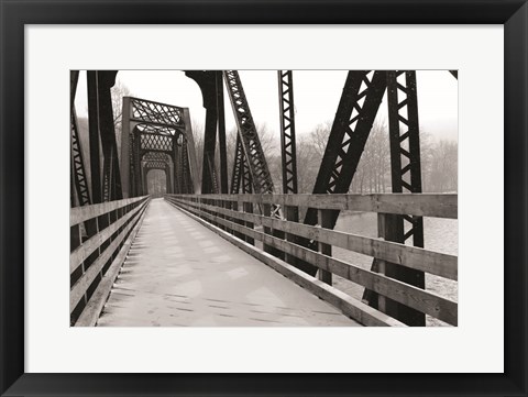 Framed Old Railroad Bridge Print