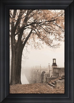 Framed Market Street in Autumn Print