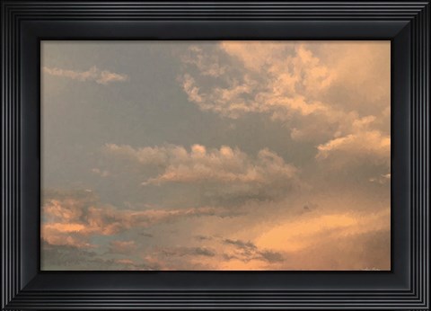 Framed Bayside Sunset III Print