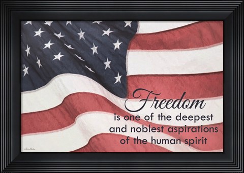 Framed Freedom Is? Print