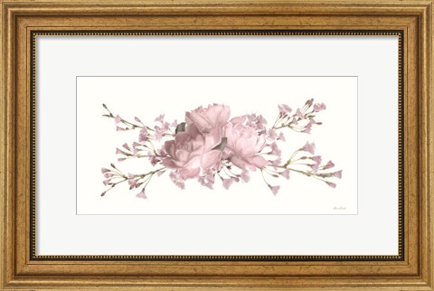 Framed Roses and Blossoms II Print