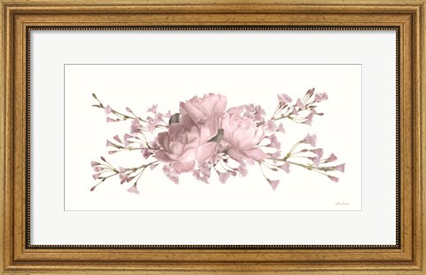 Framed Roses and Blossoms II Print