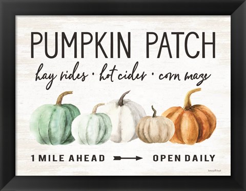 Framed Pumpkin Patch Print