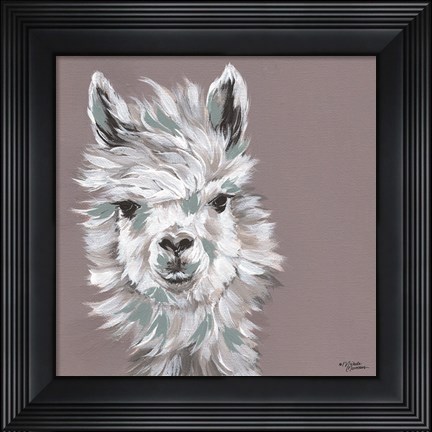 Framed Alpaca Punch Print