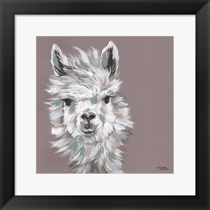 Framed Alpaca Punch Print