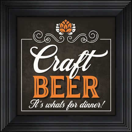 Framed Craft Beer Print