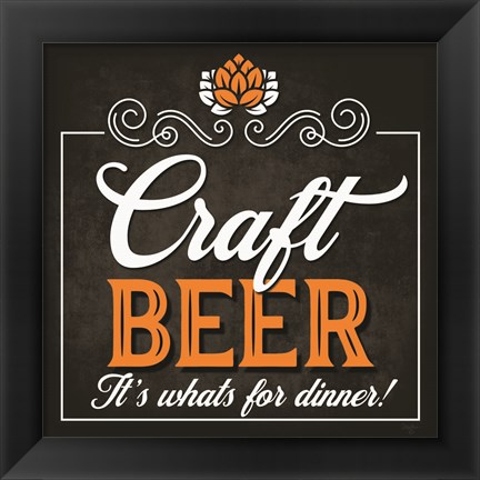 Framed Craft Beer Print