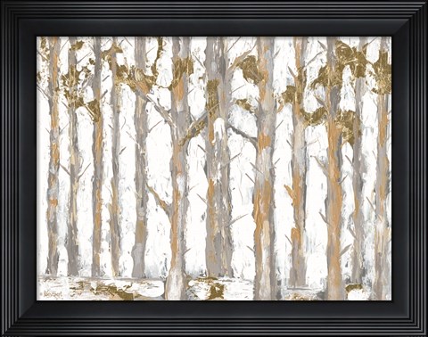 Framed Glistening Forest Print