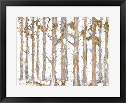 Framed Glistening Forest Print