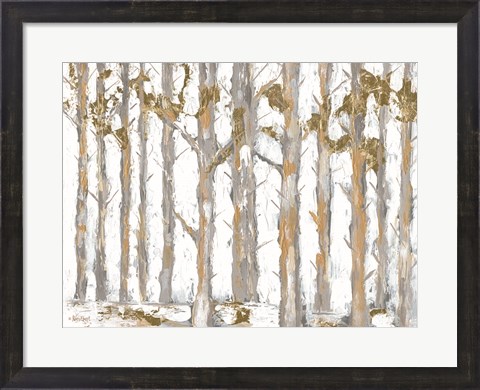 Framed Glistening Forest Print