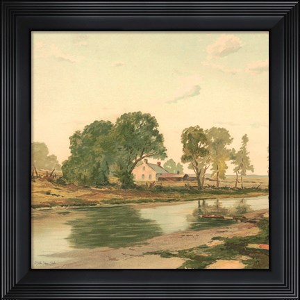 Framed Country Pond 3 Print