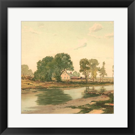 Framed Country Pond 3 Print