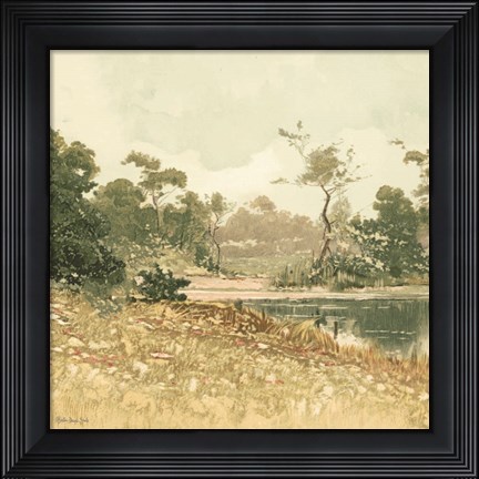 Framed Country Pond 6 Print