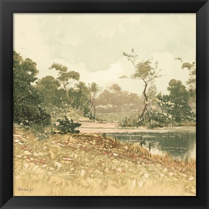 Framed Country Pond 6 Print