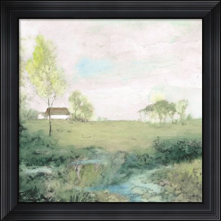 Framed Peaceful Country 2 Print