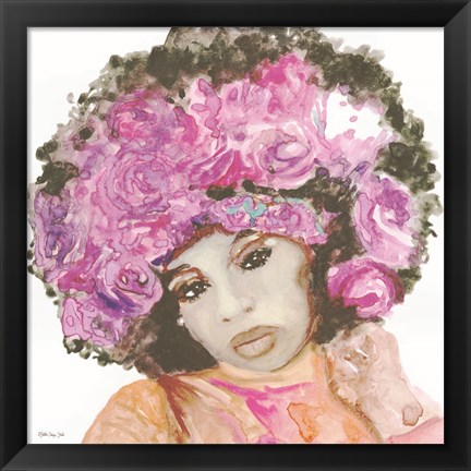 Framed Floral Crown 3 Print