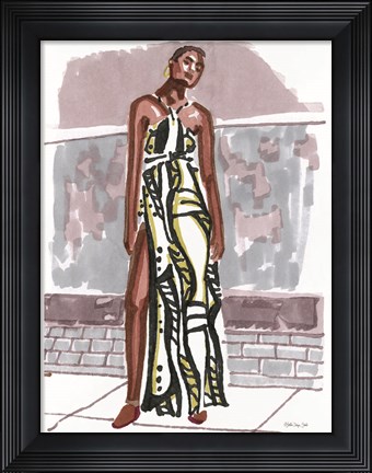 Framed Fashion in the City 1 Print