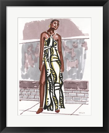 Framed Fashion in the City 1 Print