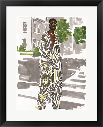 Framed Fashion in the City 2 Print