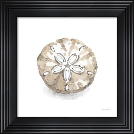 Framed Blue Escape Coastal 07 Print