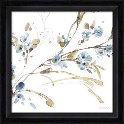 Framed Blue Escape 06 Print