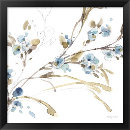 Framed Blue Escape 06 Print