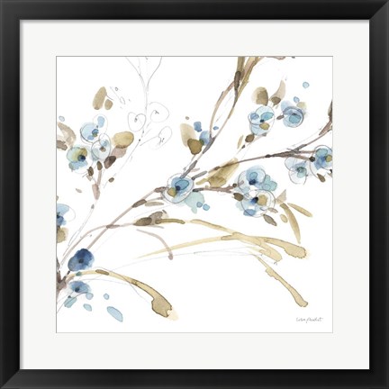 Framed Blue Escape 06 Print