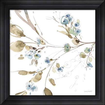 Framed Blue Escape 07 Print