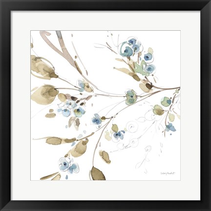 Framed Blue Escape 07 Print