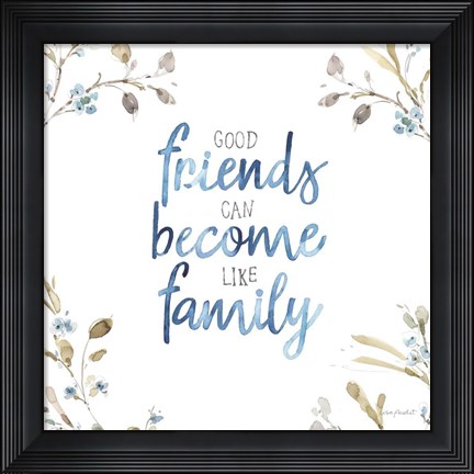 Framed Blue Escape 08 Print