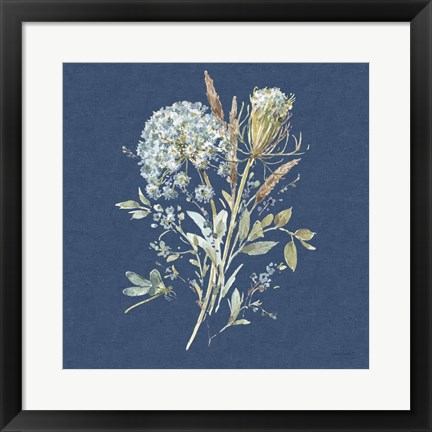 Framed Bohemian Blue 05B Print