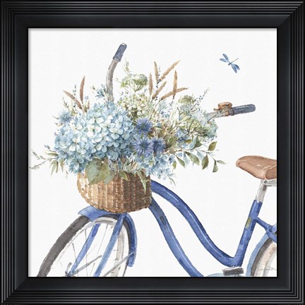 Framed Bohemian Blue 08B Print