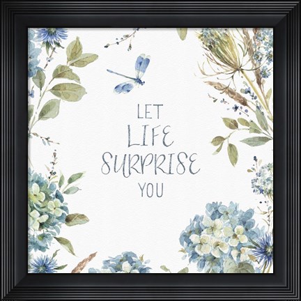 Framed Bohemian Blue 12A Print