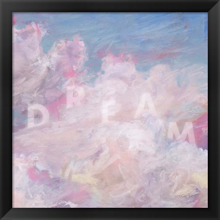 Framed Daydream Pink 04 Print
