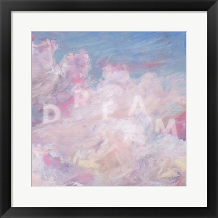 Framed Daydream Pink 04 Print