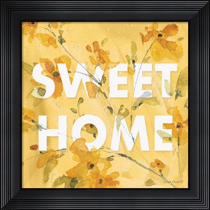 Framed Happy Yellow 16A Print