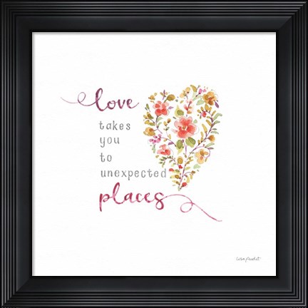 Framed My Blooming Heart Print