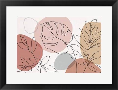 Framed Just Leaves 01 Print