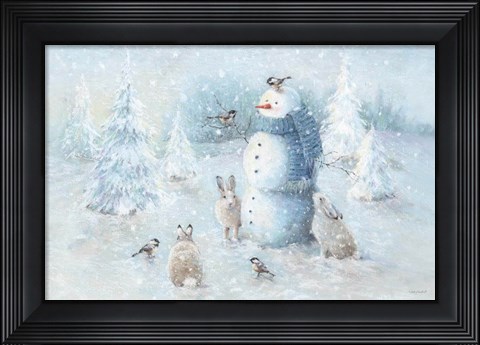 Framed Let it Snow 01 Print