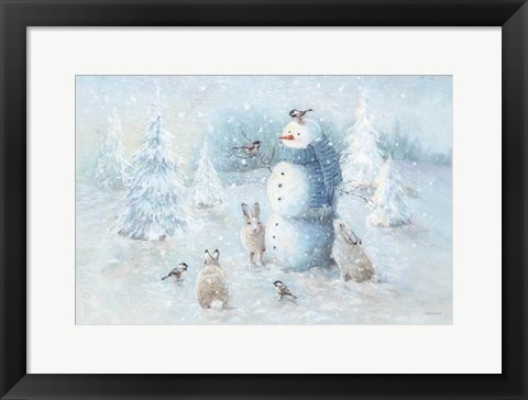 Framed Let it Snow 01 Print