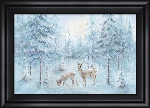 Framed Let it Snow 02 Print