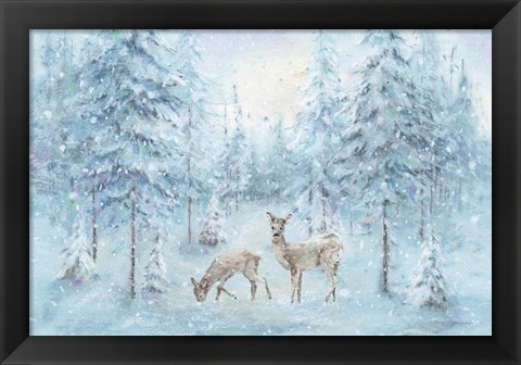 Framed Let it Snow 02 Print