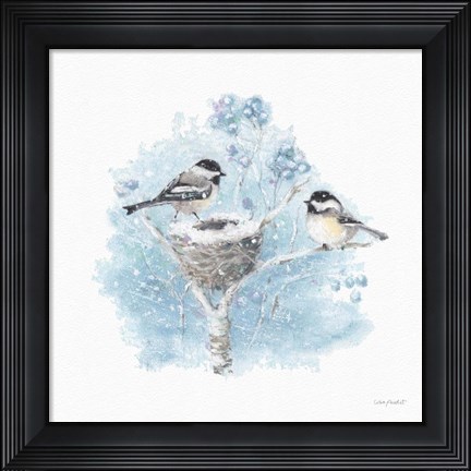 Framed Let it Snow 04 Print