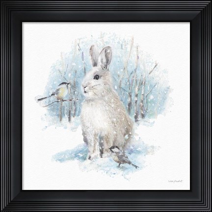 Framed Let it Snow 05 Print